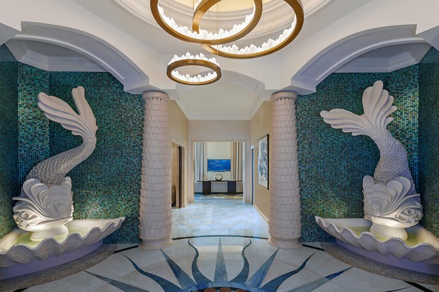 Resort where Neymar and Bruna Biancardi are staying in Dubai (Photo: Reproduction/Atlantis Dubai)