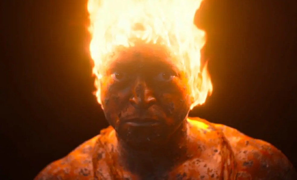 Fábio Lago é Iberê, o Curupira de Cidade Invisível — Foto: Reprodução/Netflix