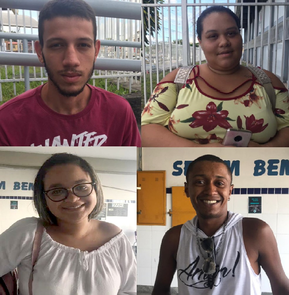 ENEM 2019 - DOMINGO (3) – Aracaju (SE) – Candidatos deixam salas de prova no Colégio Ivo do Prado e falam sobre tema da redação — Foto: Demetrius Oliveira/G1