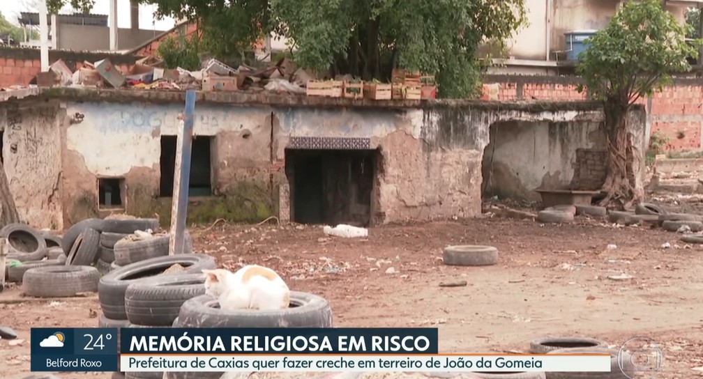 Terreiro da Gomeia ser preservado anuncia Prefeitura de Caxias  Foto Reproduo TV Globo