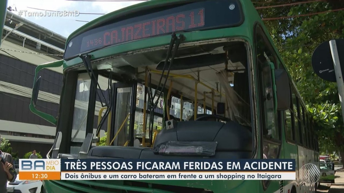 Acidente Entre Dois ônibus E Carro Deixa Três Feridos Na Avenida Acm Em Salvador Bahia G1 6274