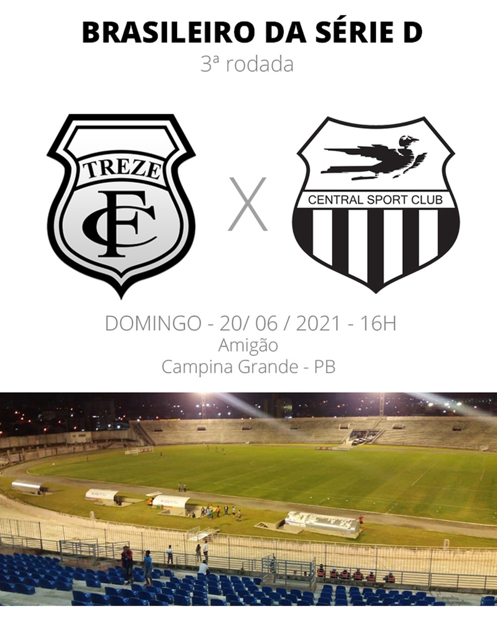 treze x central de caruaru veja provaveis escalacoes desfalques e arbitragem da partida brasileirao serie d ge