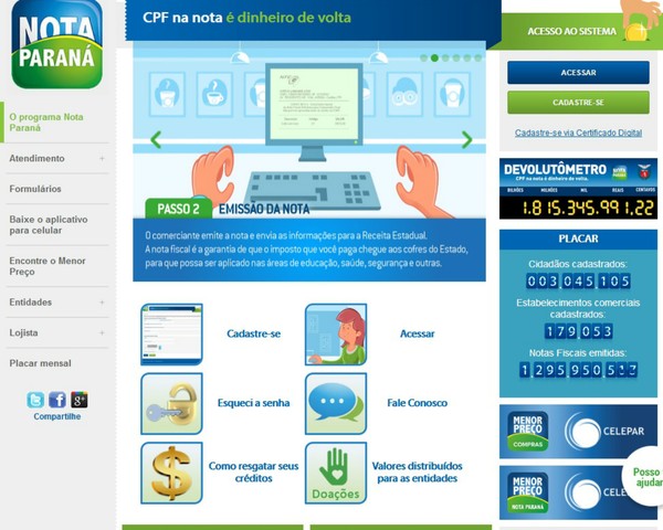 'Nota Paraná' libera R$ 8 milhões em créditos e volta a ...