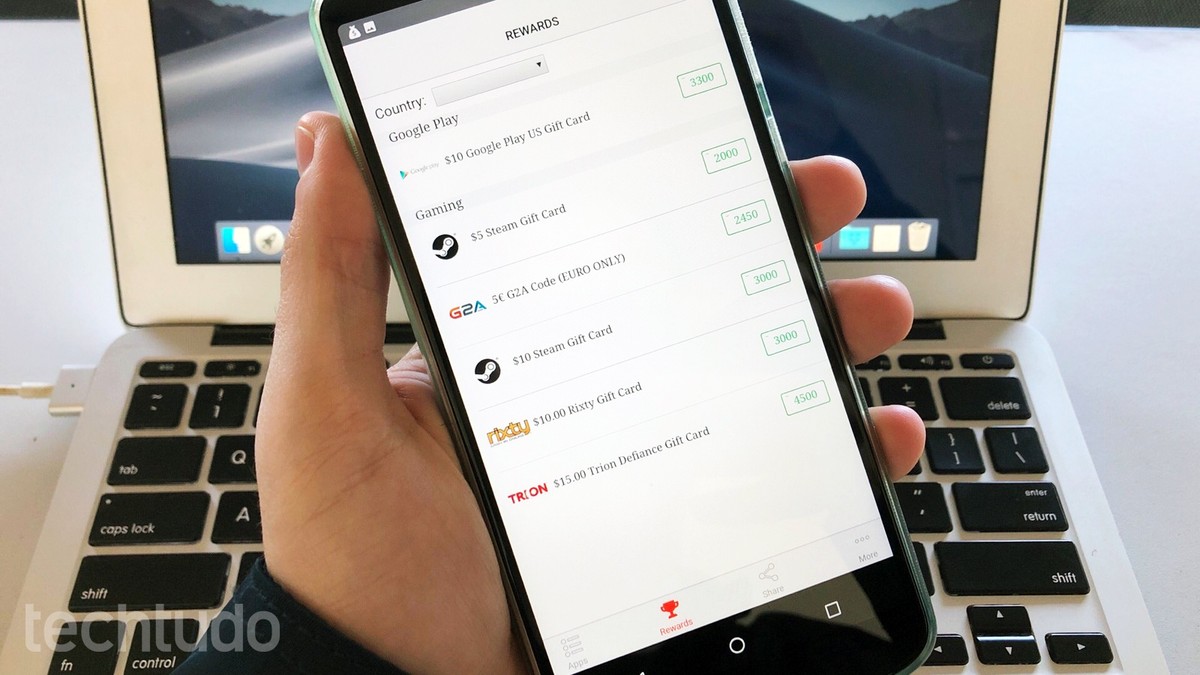 Aplicativo De Ganhar Gift Card De Graca Saiba Como Usar O Cash For Apps Produtividade Techtudo - gift card roblox lojas americanas
