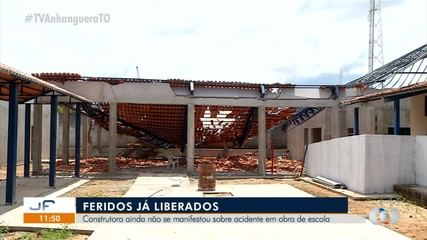 Dois dos três trabalhadores feridos em desabamento de escola já receberam alta