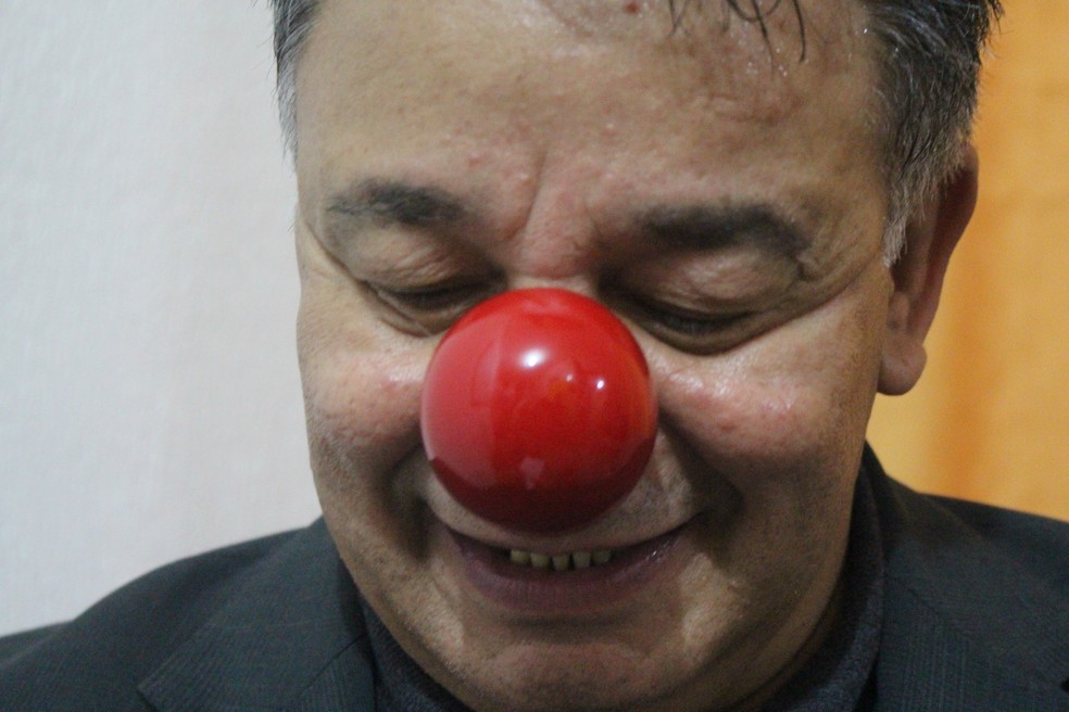 'Bozo' esteve em Sorocaba (SP) para palestrar no CADQ  — Foto: Matheus Fazolin/G1