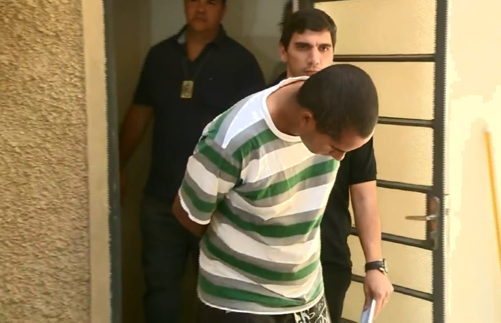 Jardineiro acusado de matar Sandy Andrade já tinha sido condenado por estupro (Foto: Reprodução/EPTV)