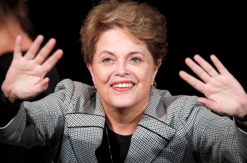 Ex-presidente Dilma Rousseff em março de 2020 — Foto: REUTERS/Charles Platiau/File Photo