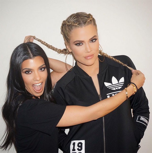Kourtney e Khloe Kardashian (Foto: Instagram)