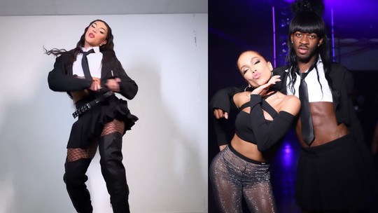Lil Nas X usa roupa emprestada de Pabllo Vittar em aniversário de Anitta