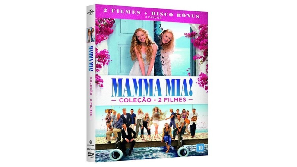 Capa da coletânea Mamma Mia: coleção 2 filmes (Foto: Divulgação/ Amazon)