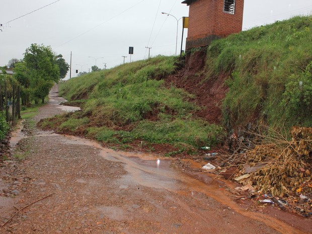 Chuva em Santo Augusto, RS (Foto: Celso Perussatto/Divulgação/Prefeitura de Santo Augusto)