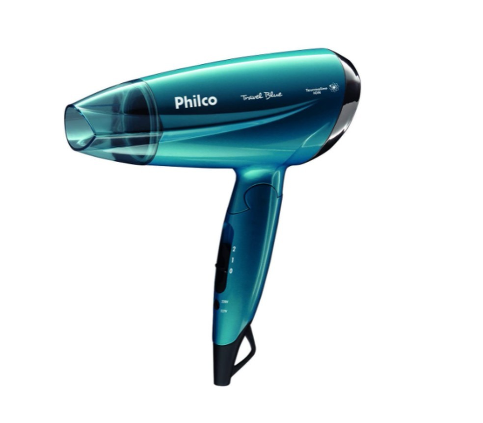 Secador de Cabelo Bivolt 2000W Silencioso Dobravel Difusor Salao  Cabeleireiro Beleza