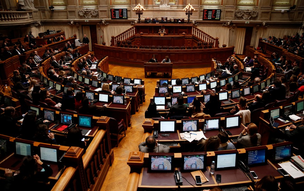 Imagem de 2020 do Parlamento de Portugal — Foto: Rafael Marchante/Reuters
