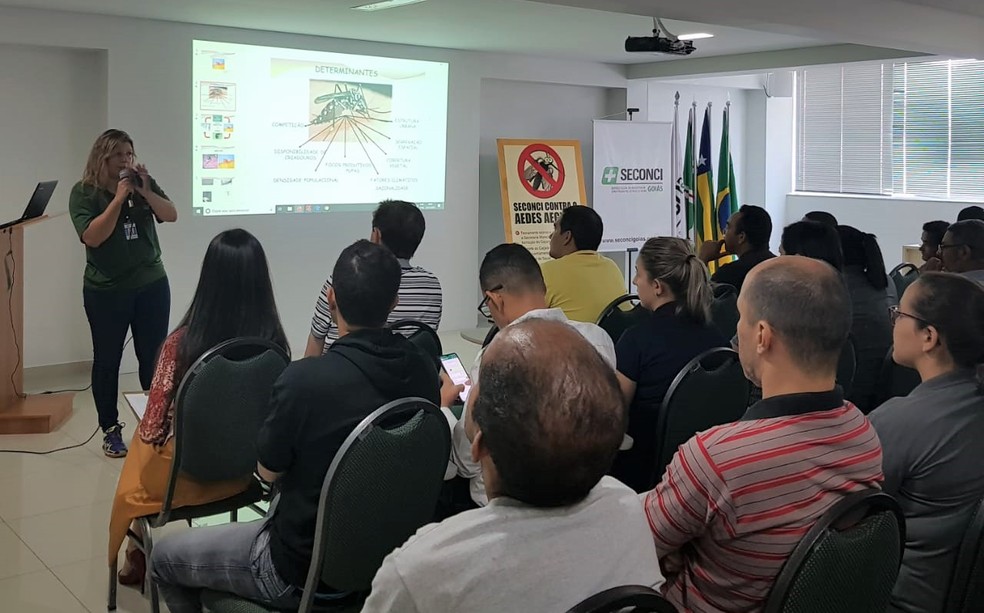 Treinamento "Caçadores do Aedes" em Goiânia, Goiás — Foto: Comunicação Sem Fronteiras/Divulgação