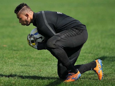 Vladimir, goleiro do Santos (Foto: Divulgação Santos FC)