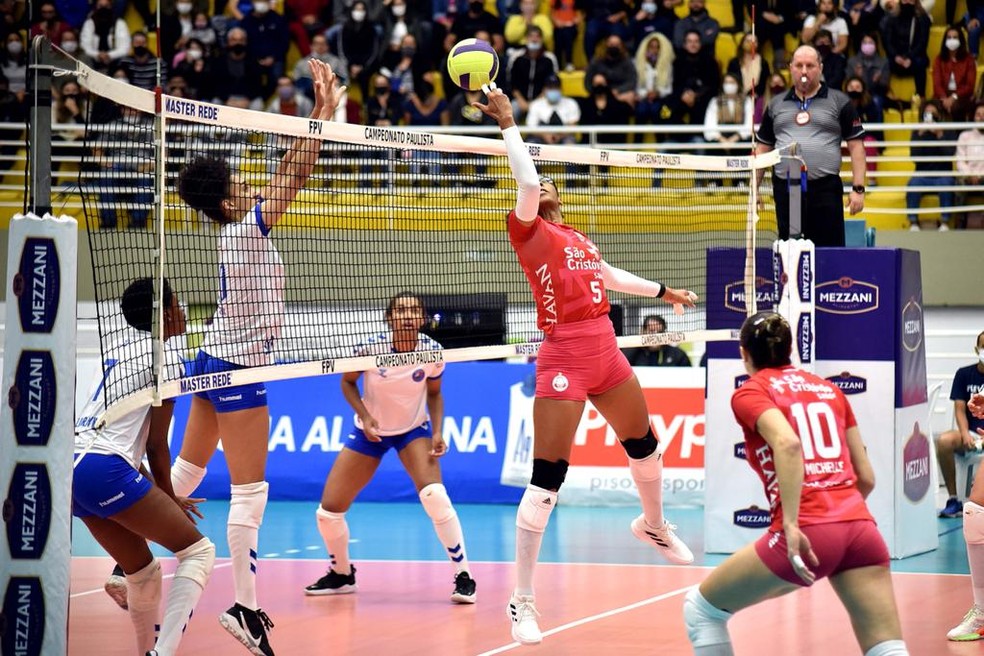 Rachael Adams, destaque do Osasco na final do Paulista de Vôlei — Foto: João Pires/Jump