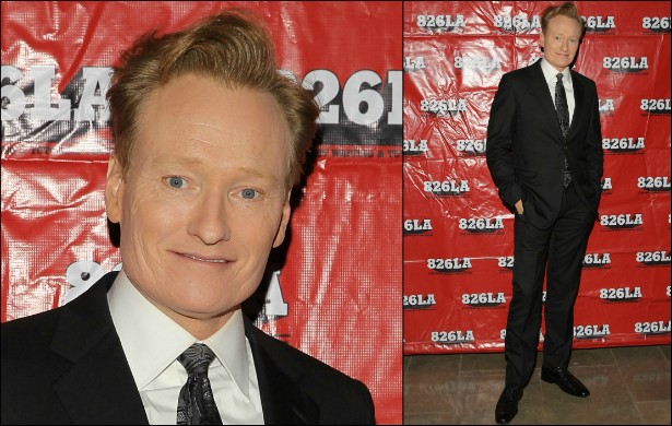 O comediante e apresentador Conan O'Brien é um grande homem. Ao menos na estatura, que chega a 1,93m. (Foto: Getty Images)