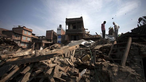 Novo terremoto atinge o Nepal (Foto: Agência EFE)