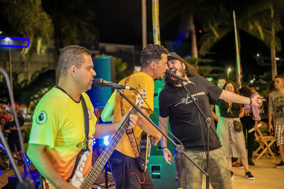 A 15 bandas brasilienses, tocam ao vivo, todos os dias.  — Foto: Foto: Divulgação
