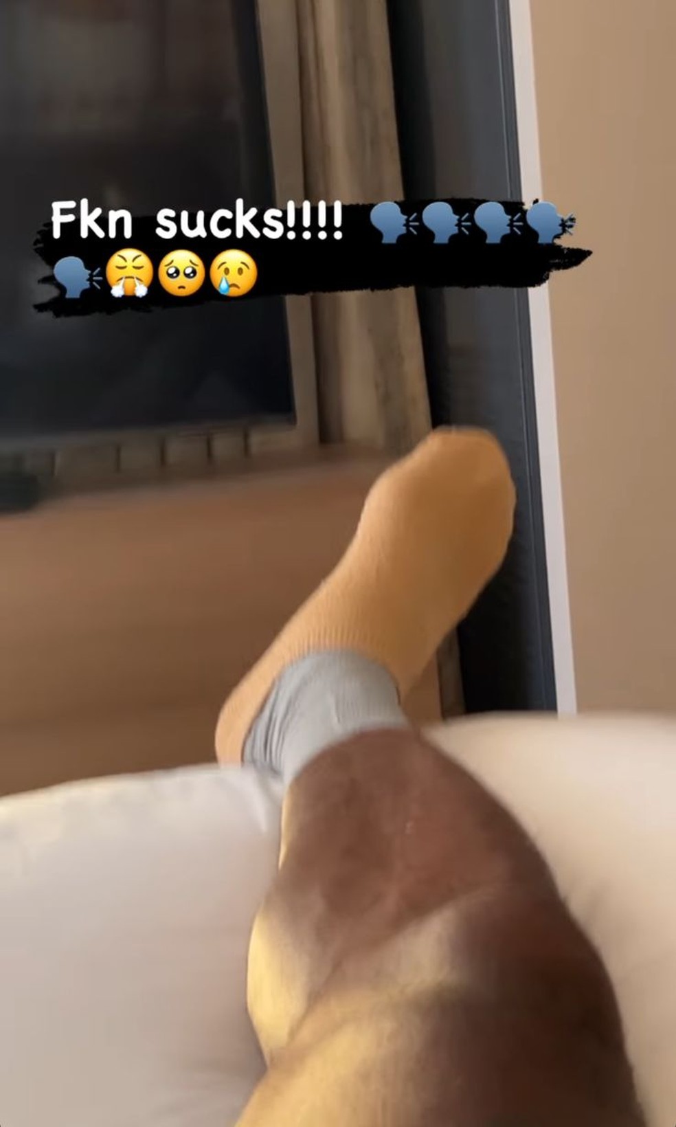 LeBron James posta sobre lesão no pé — Foto: Reprodução/ Instagram