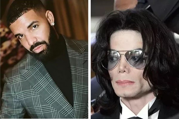 Os músicos Drake e Michael Jackson (Foto: Getty Images)