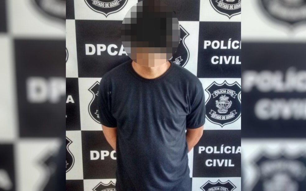 Guarda civil metropolitano Ã© preso suspeito de estuprar vizinho em Aparecida de GoiÃ¢nia (Foto: PolÃ­cia Civil/ DivulgaÃ§Ã£o)