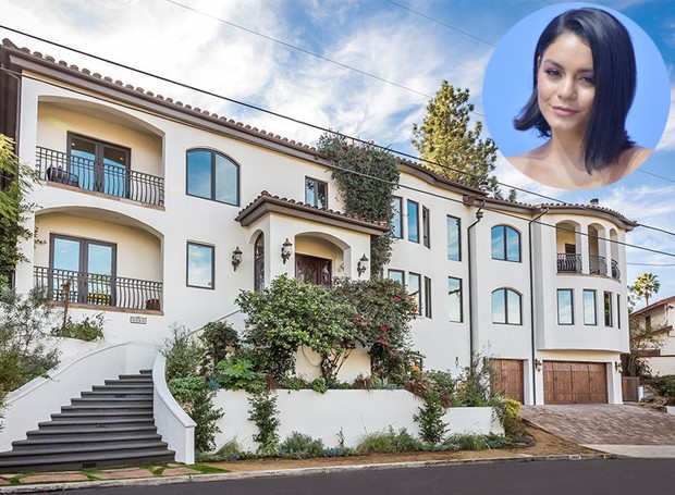 Vanessa Hudgens vende mansão com fachada mediterrânea, em Los Angeles (Foto: Sotheby’s International Realty/ Reprodução)