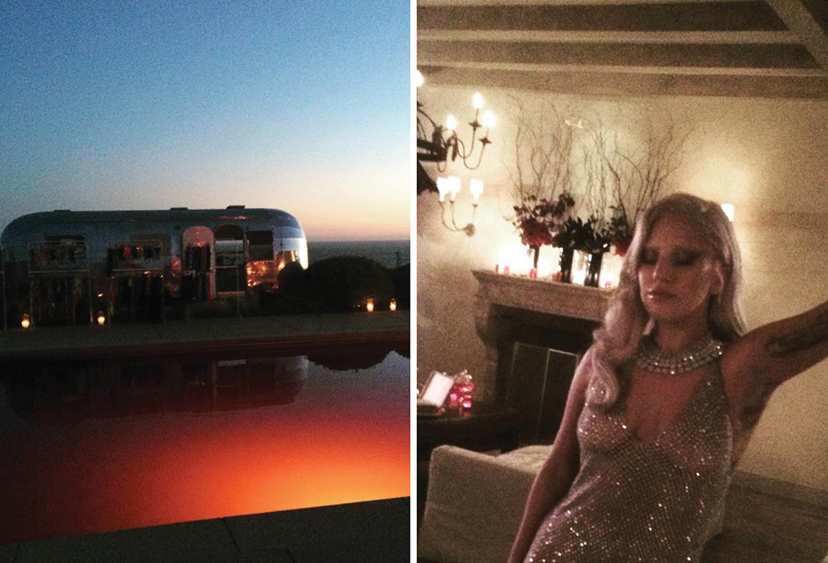 Lady Gaga oferece festa temática para elenco e equipe de 'American Horror Story: Hotel' (Foto: Reprodução Instagram)