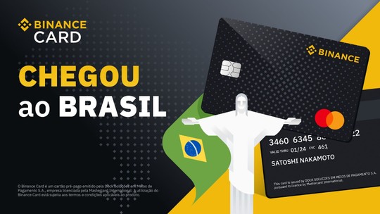 Binance lança cartão pré-pago com a Mastercard no Brasil