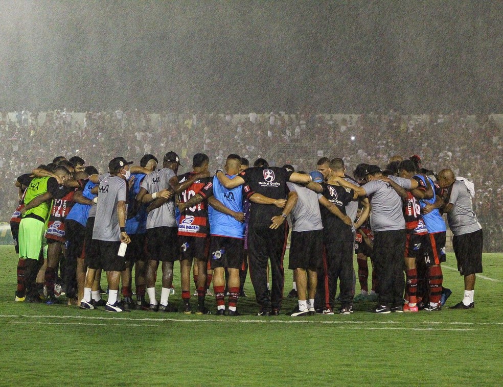 Após acesso, meta estipulada pelo técnico agora é o título da Série D — Foto: Samy Oliveira / Campinense