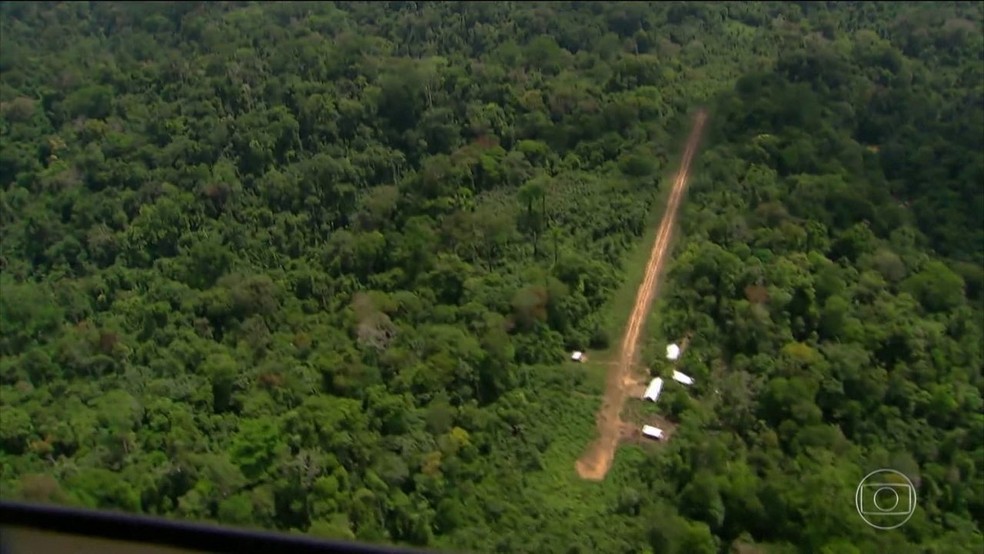 Buscas são feitas por avião e helicóptero da Força Aérea Brasileira — Foto: Rede Amazônica/Reprodução