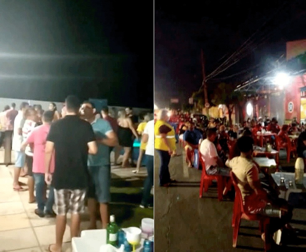 Piauí registra aglomeração e desrespeito a medidas sanitárias no fim de semana  — Foto: Reprodução/TV Clube 