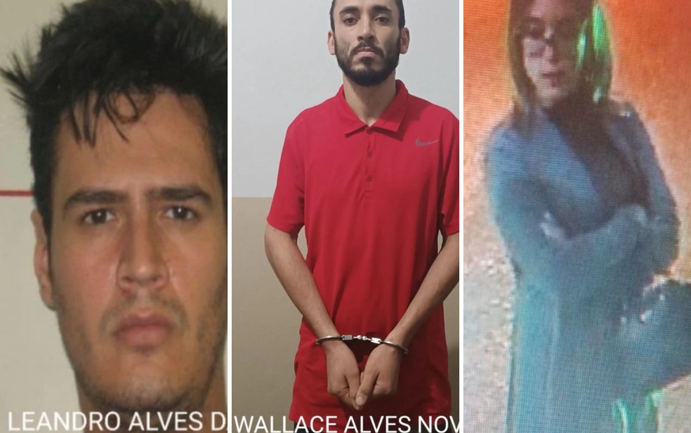 Suspeitos de envolvimento em morte de prostituta em Goiás — Foto: Divulgação/Polícia Civil