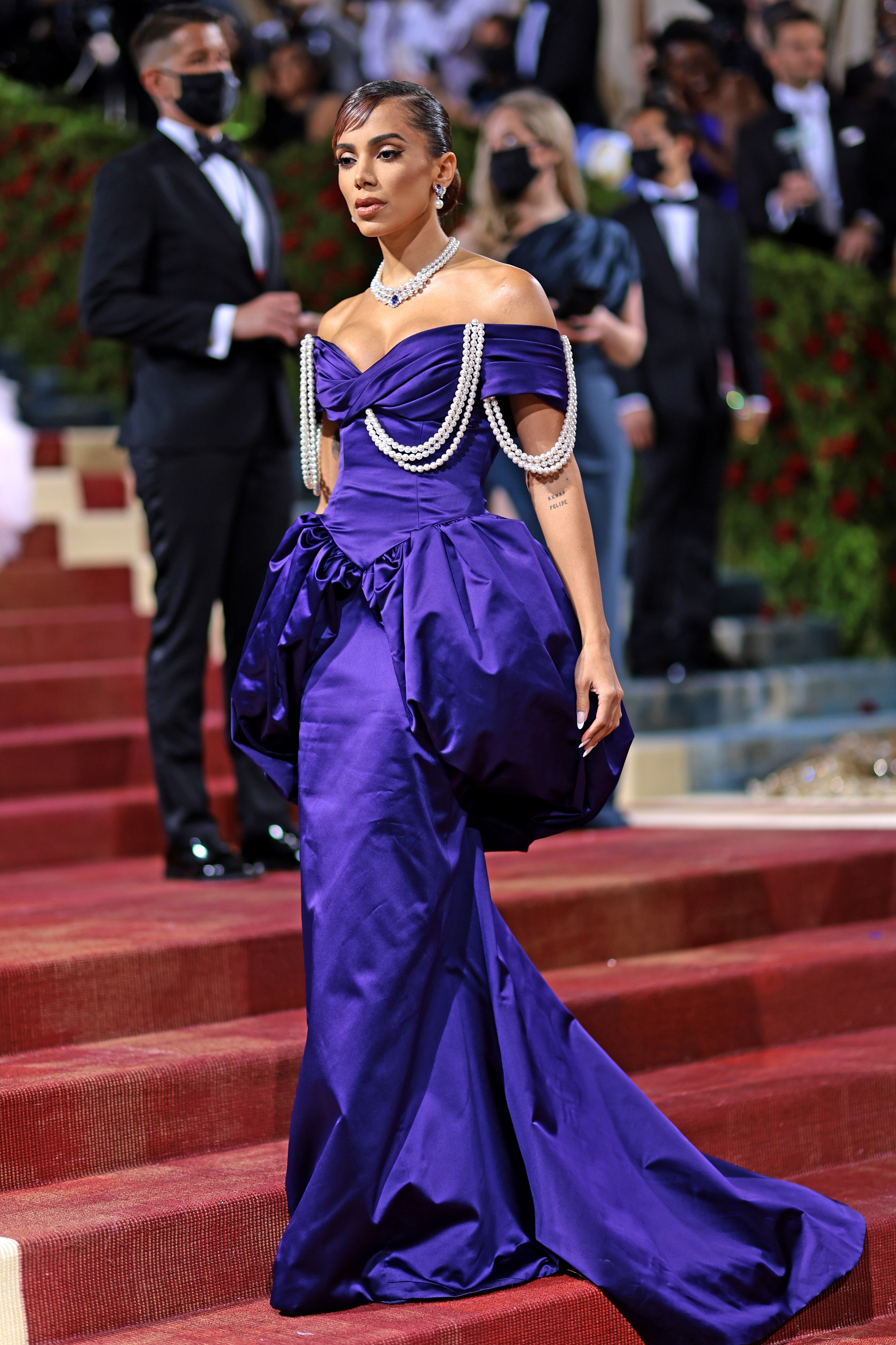 NEW YORK, NEW YORK - MAY 02: Anitta attends The 2022 Met Gala Celebrating "In America: An Anthology of Fashion" at The Metropolitan Museum of Art on May 02, 2022 in New York City. (Photo by Dimitrios Kambouris/Getty Images for The Met Museum/Vogue) (Foto: Getty Images for The Met Museum/)