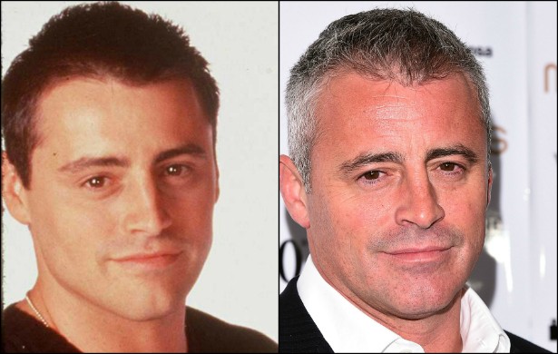 E que tal Matt LeBlanc, o eterno Joey? Na foto à esquerda, feita em outubro de 1997, ele tinha 30 anos. Agora, está com 47. (Foto: Getty Images)