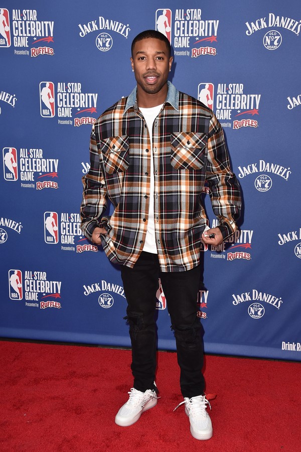 LOS ANGELES, CA - FEBRUARY 16:  Michael B. Jordan attends the NBA All-Star Celebrity Game 2018 at Verizon Up Arena at LACC on February 16, 2018 in Los Angeles, California.  (Photo by Alberto E. Rodriguez/Getty Images) (Foto: Getty Images)