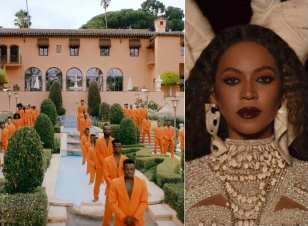 O novo álbum visual de Beyoncé teve cenas gravadas na mansão The Bevery House (Foto: Reprodução/Instagram/@beyonce)
