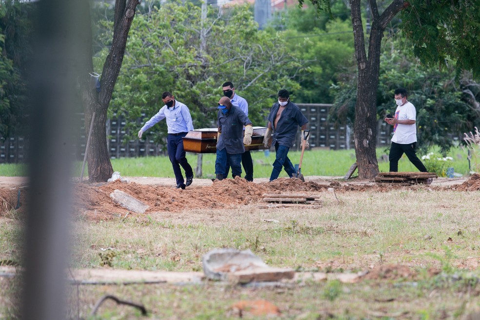 Juazeiro do Norte, no Ceará, estava há dois meses sem mortes por Covid-19. — Foto: Camila Lima/SVM