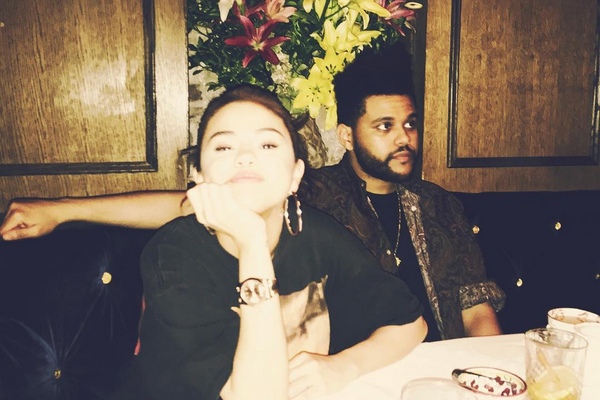 A cantora Selena Gomez e o cantor The Weeknd (Foto: Instagram)