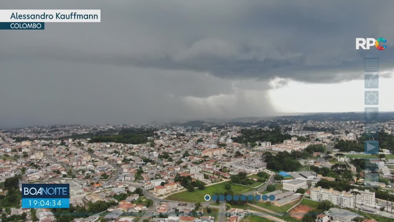 Chuva forte e granizo atingem cidades do Paraná | Paraná | G1