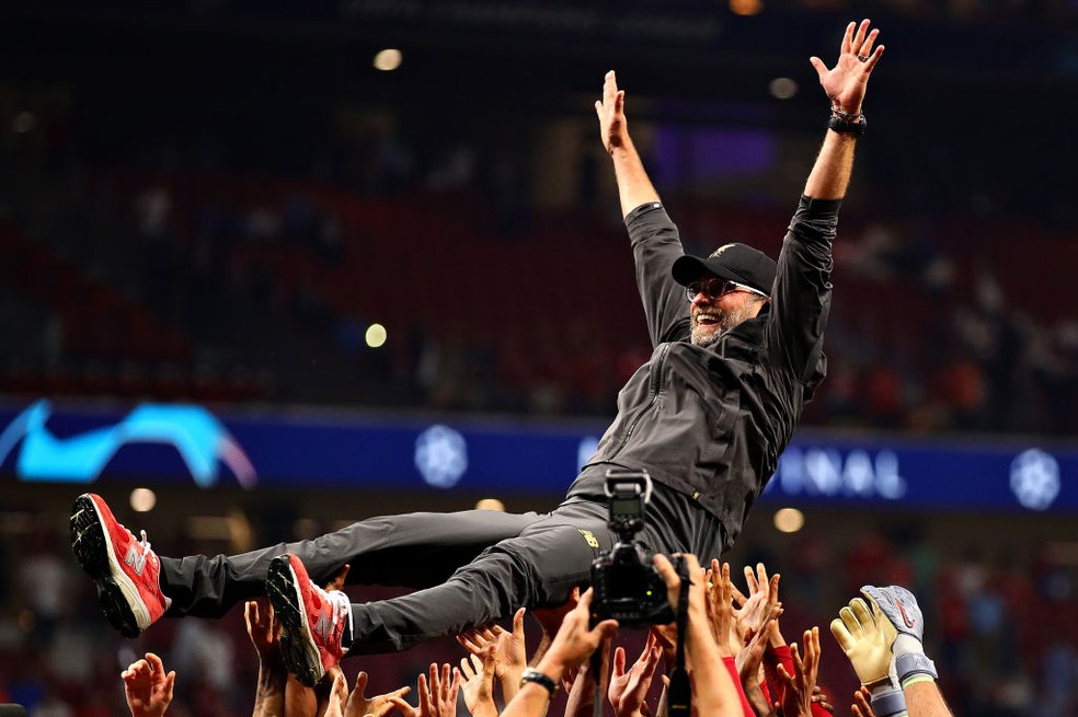 Campeão europeu, Jürgen Klopp é um dos favoritos ao prêmio — Foto: Getty Images