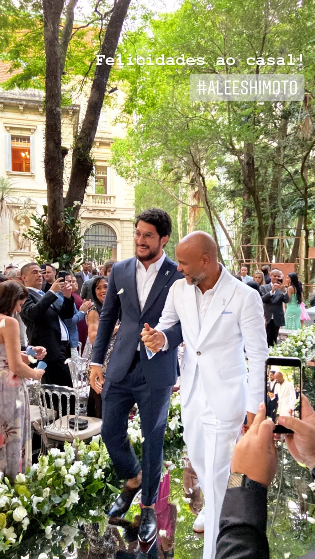 Casamento de Ale de Souza e Rodrigo Shimoto (Foto: Reprodução/Instagram)