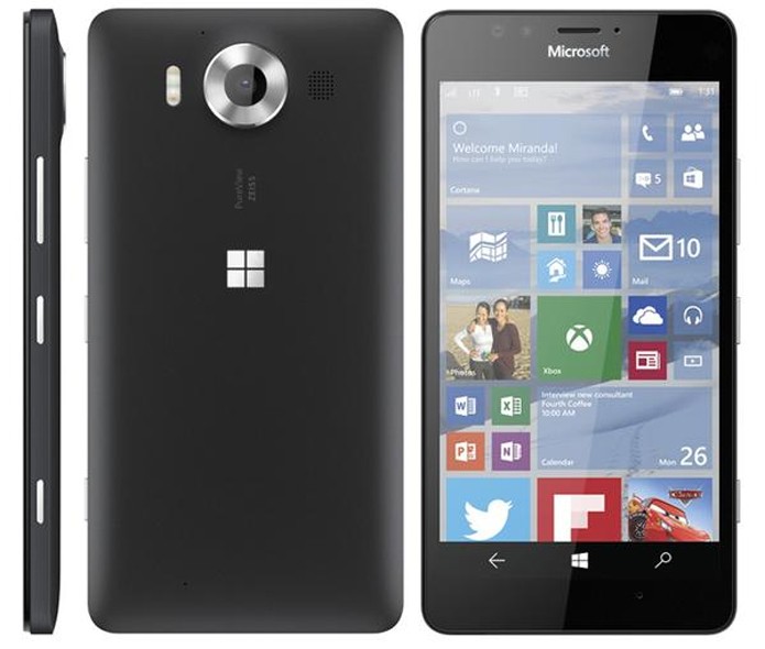 Lumia 950 tem tela e baterias menores que a versão XL (Foto: Reprodução/Twitter)