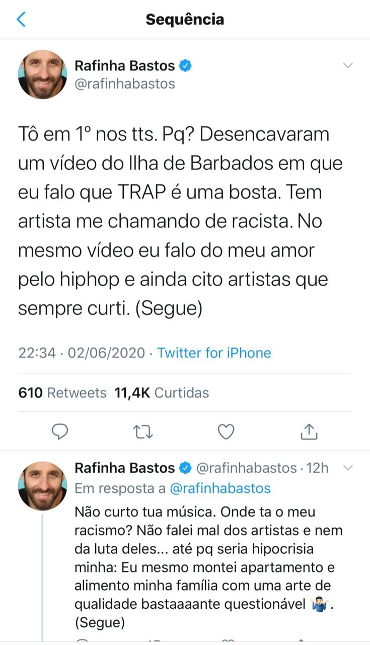 Rafinha Bastos (Foto: Reprodução/Instagram e Twitter)