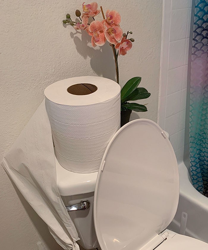 Ao comprar papel higiênico online, o cliente não se atentou ao tamanho do rolo (Foto: Reprodução)