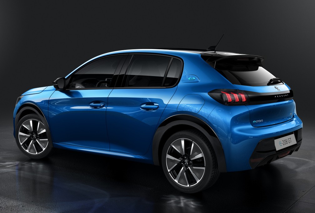 Peugeot e-208 — Foto: Divulgação/Peugeot