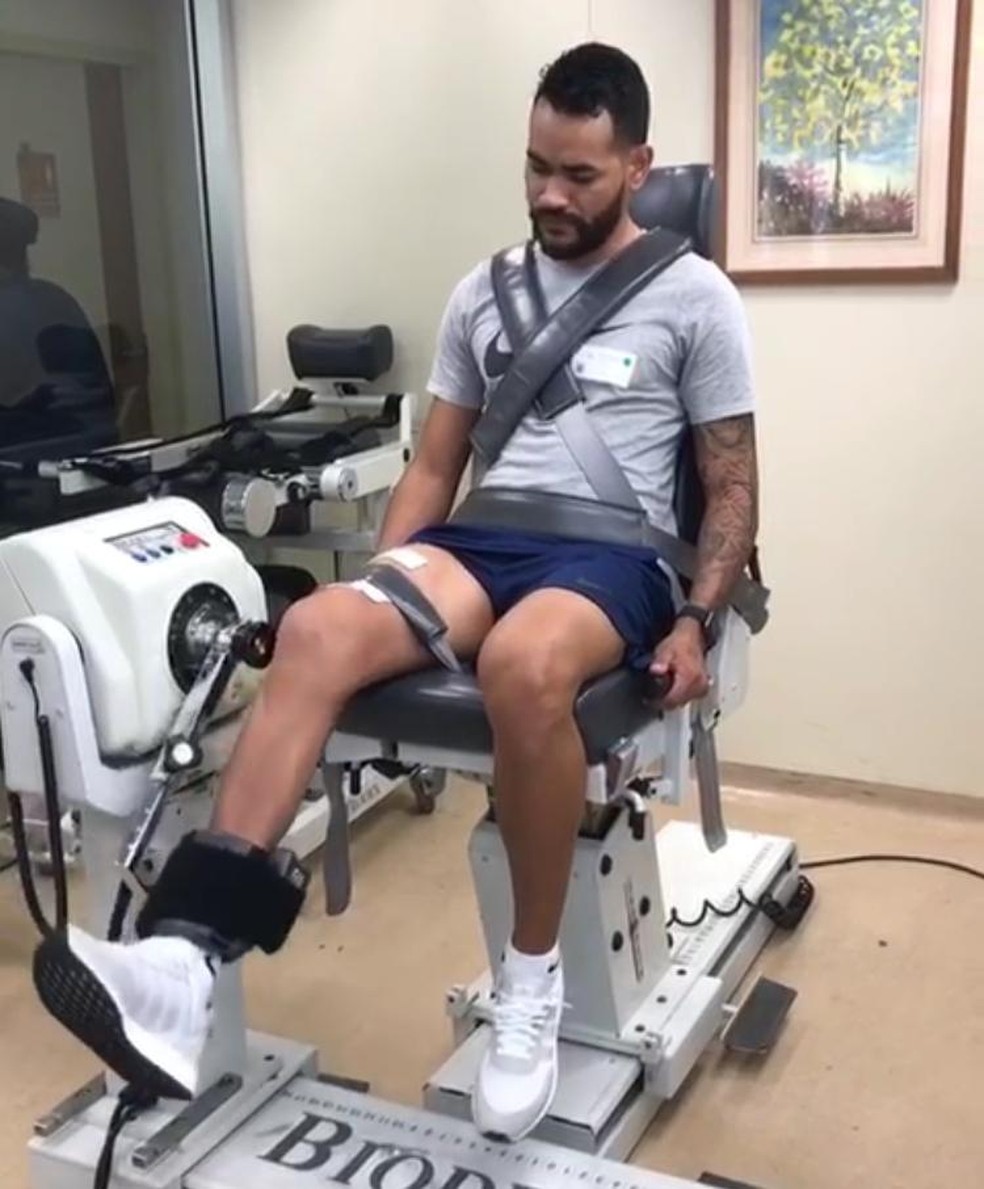 Jackson passou por duas cirurgias no mesmo joelho (Foto: Divulgação / Arquivo pessoal)