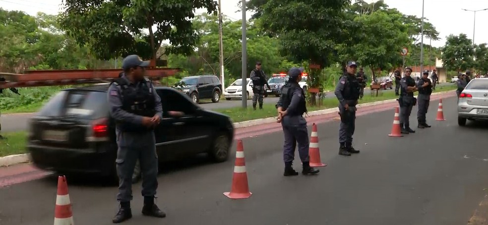 Polícia realiza operação de combate a criminalidade no Maranhão — Foto: Reprodução/TV Mirante