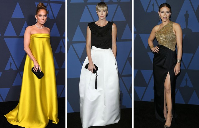 Jennifer Lopez, Charlize Theron e Scarlett Johansson (Foto: Getty Images)